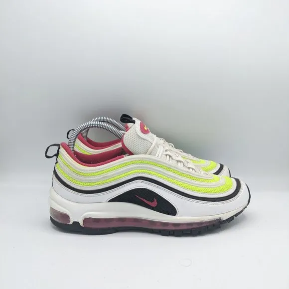 Nike Unisex Kids Air Max 97 CJ9978-100 White Lace Up Sneaker Shoes Size 7Y