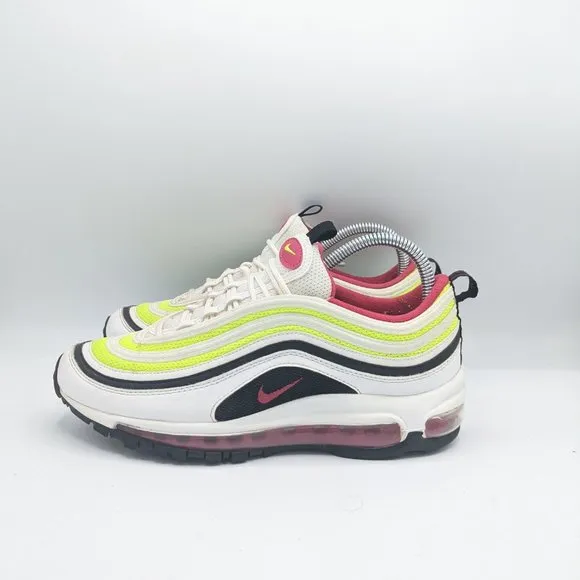 Nike Unisex Kids Air Max 97 CJ9978-100 White Lace Up Sneaker Shoes Size 7Y