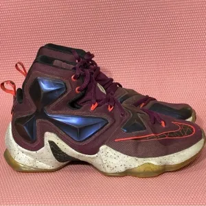 Nike Unisex LeBron 13 Written in the Stars Maroon Basketball Shoes Sz  M8 &amp; W9.5