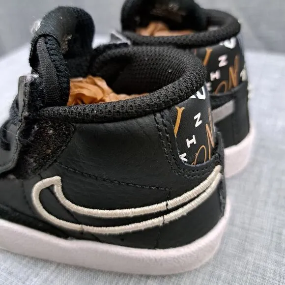 Nike Unisex Toddler Blazer Mid '77 SE2 TD Sneakers Black/Gray DJ0268-001 5C
