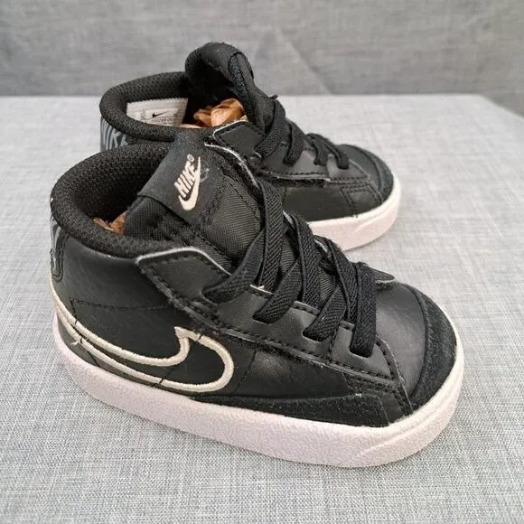 Nike Unisex Toddler Blazer Mid '77 SE2 TD Sneakers Black/Gray DJ0268-001 5C