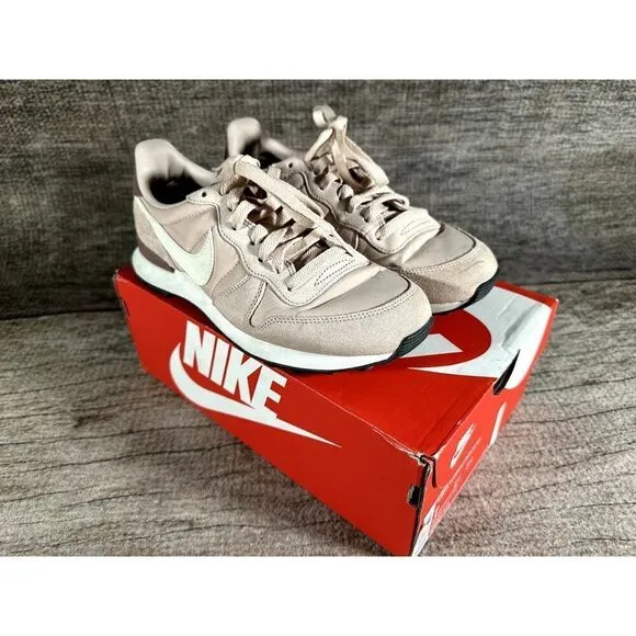Nike Womens Internationalist Shoes Pink Trainers Casual Leather Sneakers