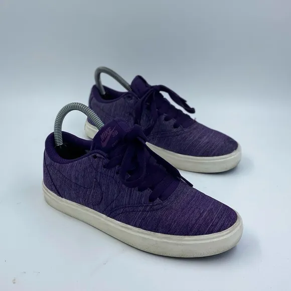 Nike Womens SB Check Solar 921464-500 Purple Casual Shoes Sneakers Size 6.5