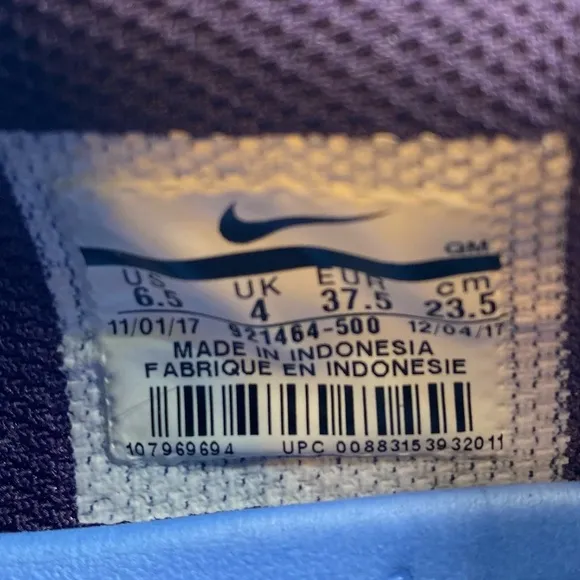 Nike Womens SB Check Solar 921464-500 Purple Casual Shoes Sneakers Size 6.5