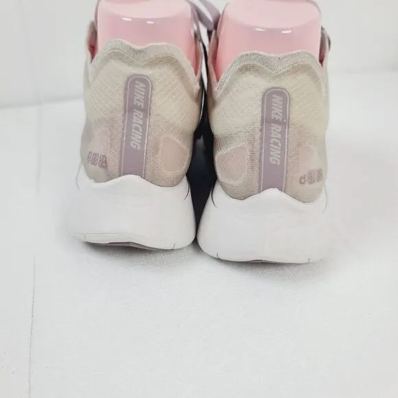 Nike Women's Taupe Grey-Obsidian Lab Zoom Fly SP Chicago Running Shoes Size 6.5