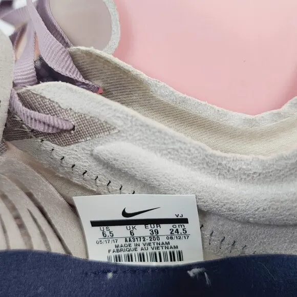Nike Women's Taupe Grey-Obsidian Lab Zoom Fly SP Chicago Running Shoes Size 6.5