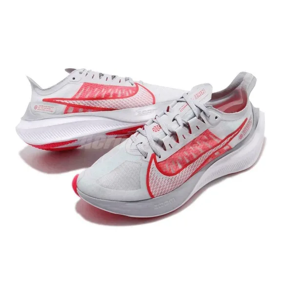 Nike Zoom Gravity Grey Red White Womens Running Sh