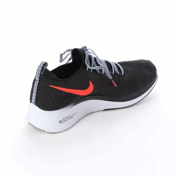 Nike Zoom Men’s SZ.13 Fly Flyknit AR4561-005 Black/Red Running Shoes New