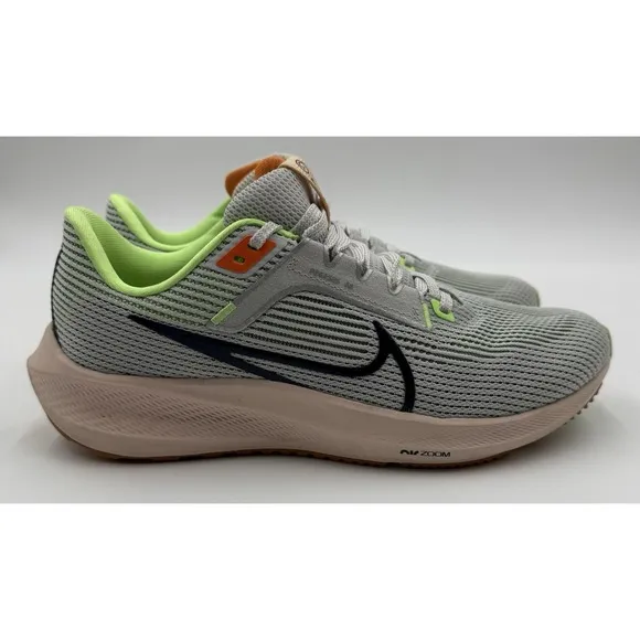Nike Zoom Pegasus 40 DV3854-006 Women SZ 8.5 Running Shoes Photon Dust/Obsidian