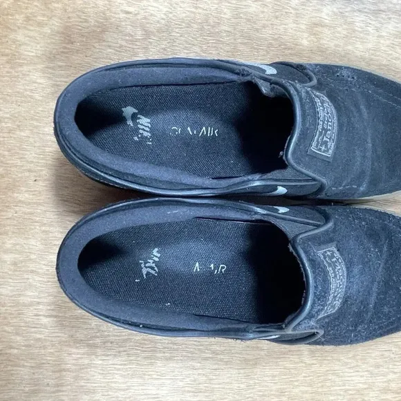 Nike Zoom Stefan Janoski Slip On Men Size 6 Black White Sneaker 833564-001