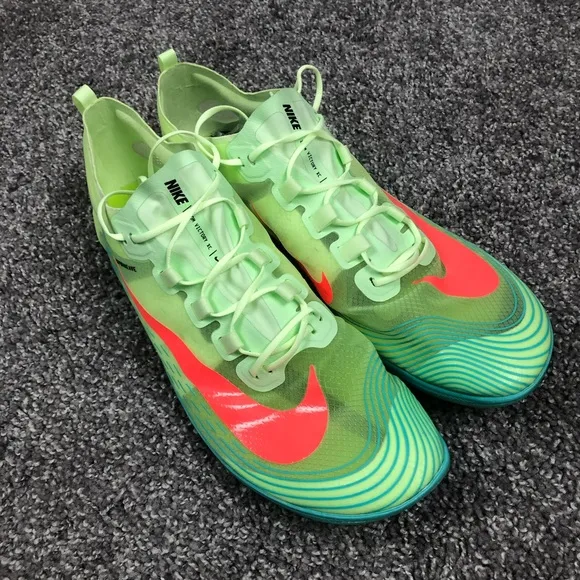 Nike Zoom Victory XC 5 Mens Running Shoes Volt Turquoise Size 13 AJ0847-401