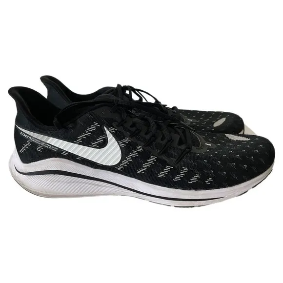 Nike Zoom Vomero 14 Black/White CK1969-001 Running Shoes Mens Size 15