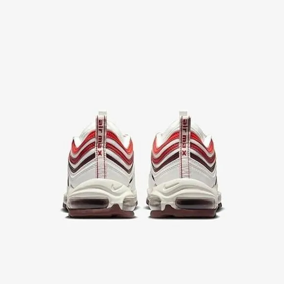 Nike Air Max 97 FN6957-101 Sneakers Men 13 Summit White Red Running Shoes TF1116