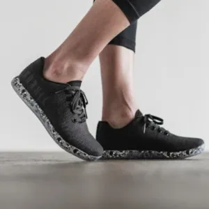 Nobull Black and wild granite ripstop runner sneakers unisex shoes W- 9 M-7.5