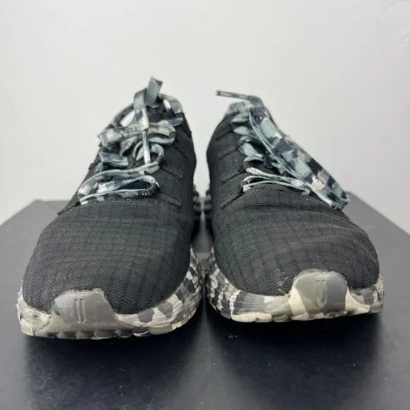 Nobull Black and wild granite ripstop runner sneakers unisex shoes W- 9 M-7.5