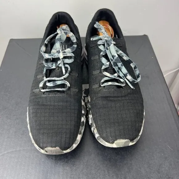 Nobull Black and wild granite ripstop runner sneakers unisex shoes W- 9 M-7.5