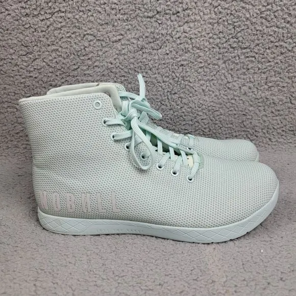 Nobull High Top Sneakers Superfabric Unisex Womens 14 Men 12.5 Blue Gym Athletic