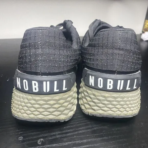 Nobull Mens Size 13 Ripstop Runner Black Running Shoes Sneakers