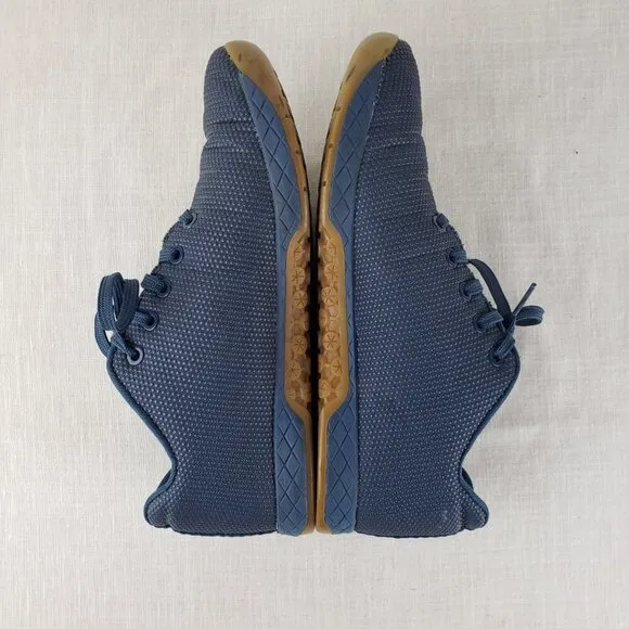 Nobull Project unisex mens 8 womens 9.5 blue Superfabric Gum Trainers sneakers