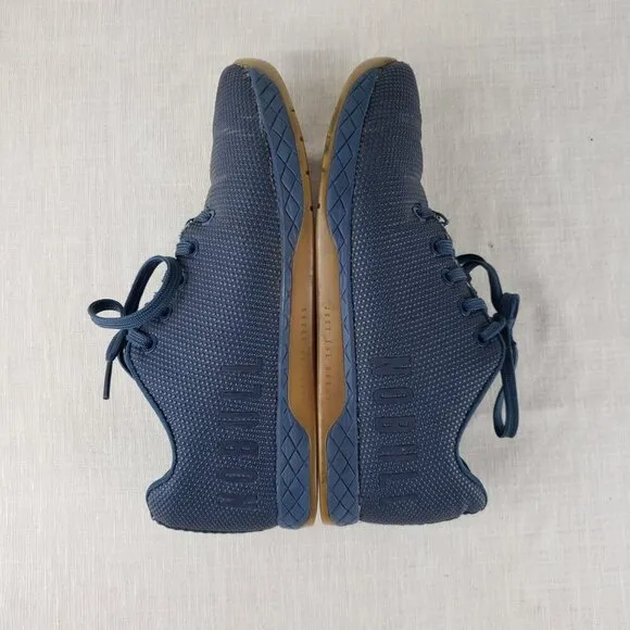 Nobull Project unisex mens 8 womens 9.5 blue Superfabric Gum Trainers sneakers