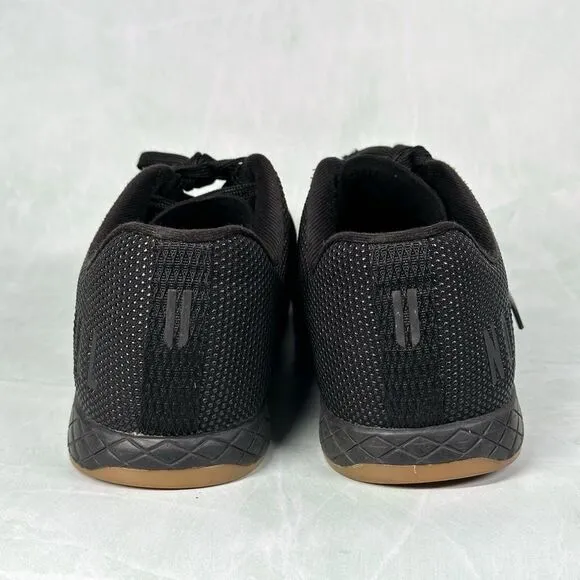 NoBull Shoes Mens Size 8 Black Outwork Gum Sole W9.5 Trainers Running Lifting