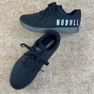 NOBULL Superfabric Trainer Black Gum Sneakers Unisex M (4) W (5.5)