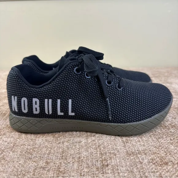 NOBULL Superfabric Trainer Black Gum Sneakers Unisex M (4) W (5.5)
