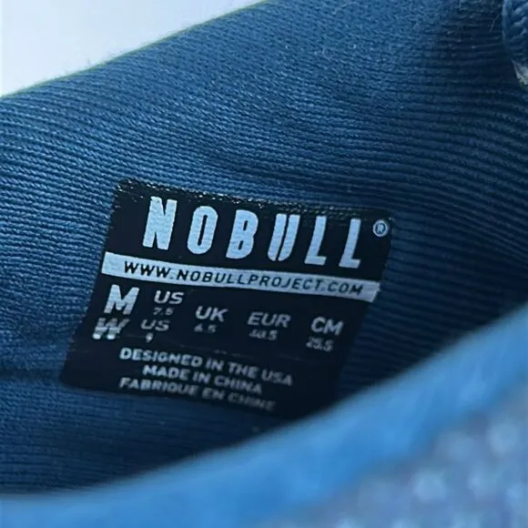 NOBULL SuperFabric Trainers NAVY PIXEL Gym CrossFit SNEAKERS Unisex W=9 M=7.5