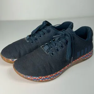 NOBULL SuperFabric Trainers NAVY PIXEL Gym CrossFit SNEAKERS Unisex W=9 M=7.5