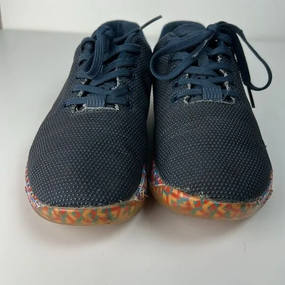 NOBULL SuperFabric Trainers NAVY PIXEL Gym CrossFit SNEAKERS Unisex W=9 M=7.5