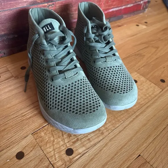 NoBull Unisex Blue Suede Mid Trainer Mens Size 9 (Women’s Size 10.5)