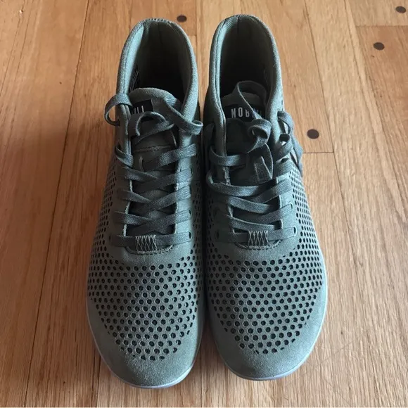 NoBull Unisex Blue Suede Mid Trainer Mens Size 9 (Women’s Size 10.5)
