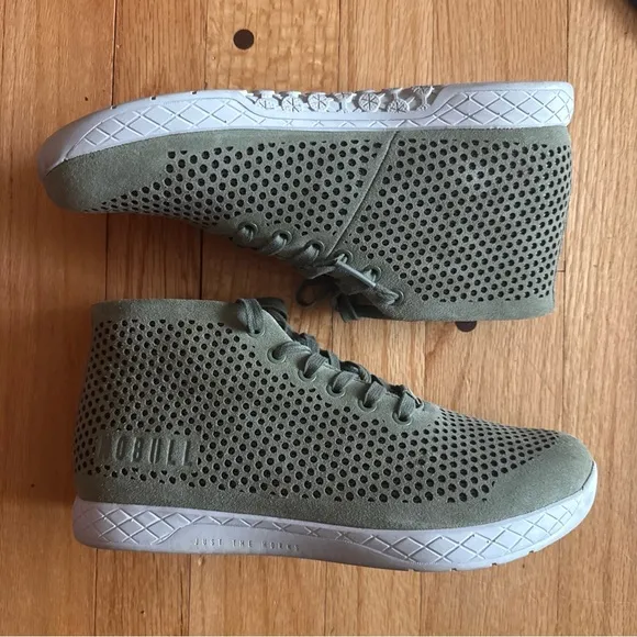 NoBull Unisex Blue Suede Mid Trainer Mens Size 9 (Women’s Size 10.5)