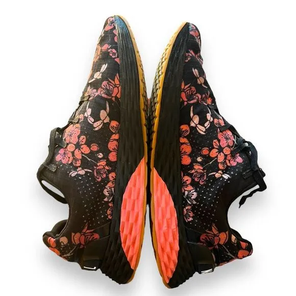 NOBULL Unisex Floral Sneakers Black Pink Strength in Bloom Mens 12.5 Womens 14