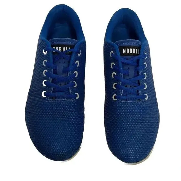 Nobull Unisex Gum Court Trainer Blue Athletic Gym Training Sneakers M 9 / W 10.5
