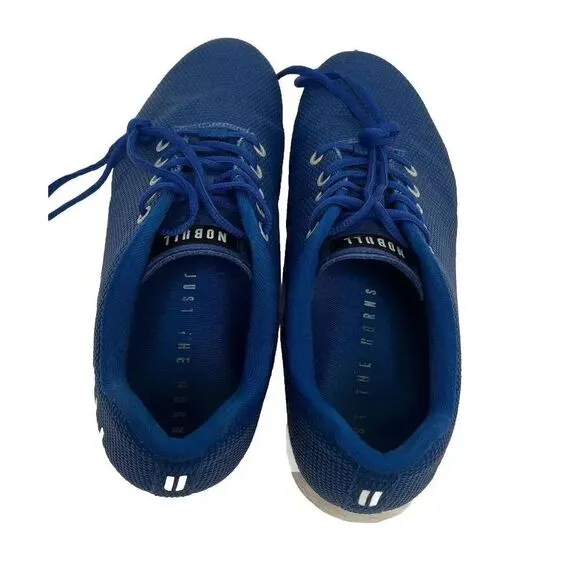 Nobull Unisex Gum Court Trainer Blue Athletic Gym Training Sneakers M 9 / W 10.5