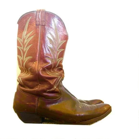 Nocona Brown Western Cowboy Boots