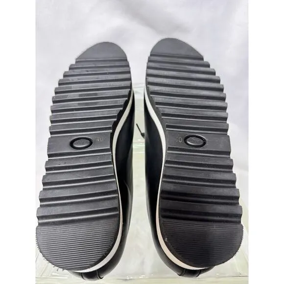 Norie Loafer With Giselle Bow In Black Napa Leather NWOT Size 9 1/2