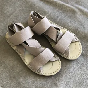 Nosox Gray sandals size 38