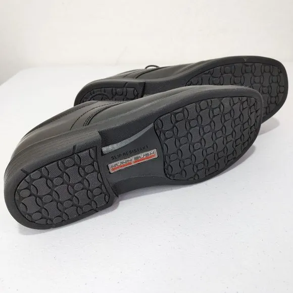 Nunn Bush Black Leather Slip Resistant  Shoes Men's Size 9 M