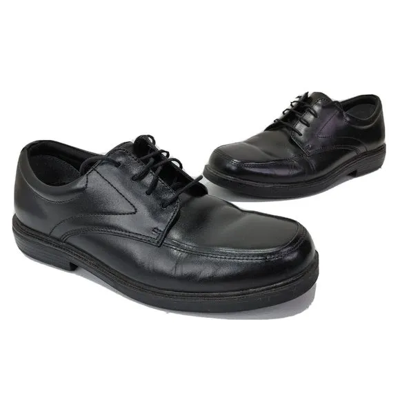 Nunn Bush Black Leather Slip Resistant  Shoes Men's Size 9 M