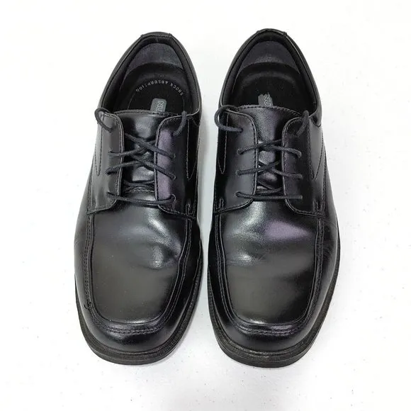 Nunn Bush Black Leather Slip Resistant  Shoes Men's Size 9 M