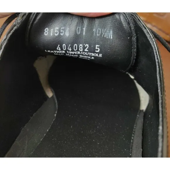 Nunn Bush Men's Dress Shoes Black Leather Size 10.5 Lace Up Oxford.