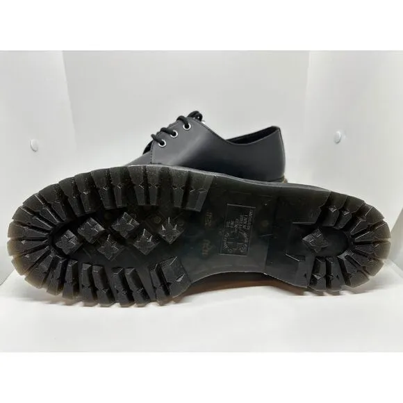 NWB Dr. Martens DOCS 1461 QUAD Retro Polished Oxford Shoes Platform Black 12 Men