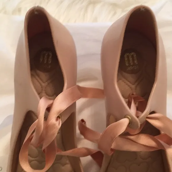 NWD Melissa Cream Ribbon Tie Heels