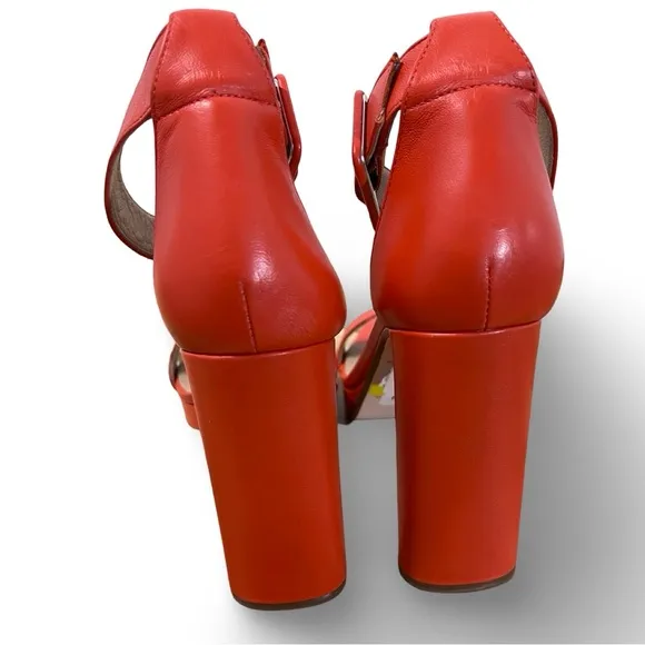 NWOB $118 Antonio MelaniCaci Leather Ankle Wrap Dress Sandals