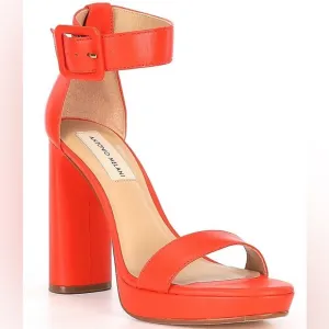 NWOB $118 Antonio MelaniCaci Leather Ankle Wrap Dress Sandals