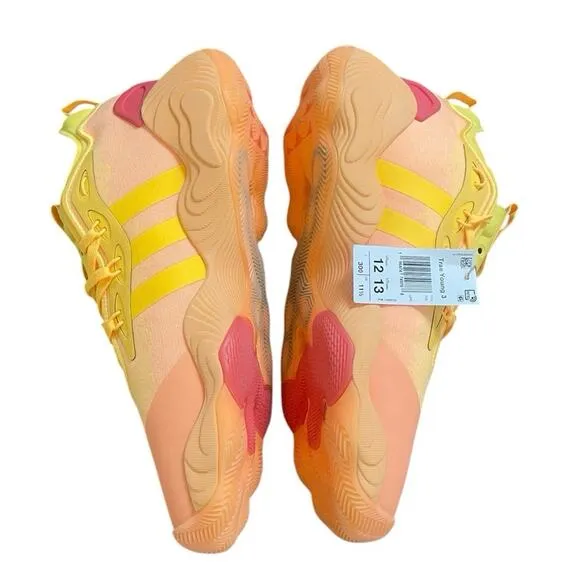 NWOB Adidas x Trae Young 3 Acid Orange Sneakers Men Size 12 Women 13 Streetwear