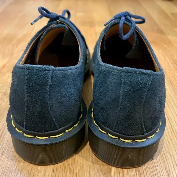 NWOB Doc Martens 1461 Made in England Suede Oxford Shoes in Indigo 7 mens navy