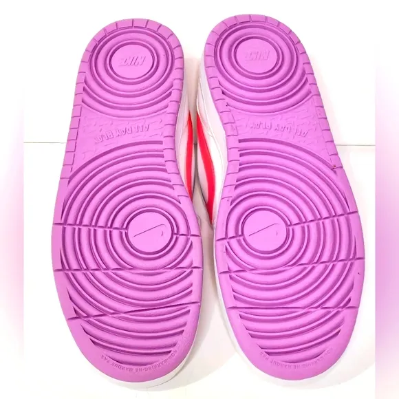 NWOB- GIRLS PINK &amp; WHITE NIKES